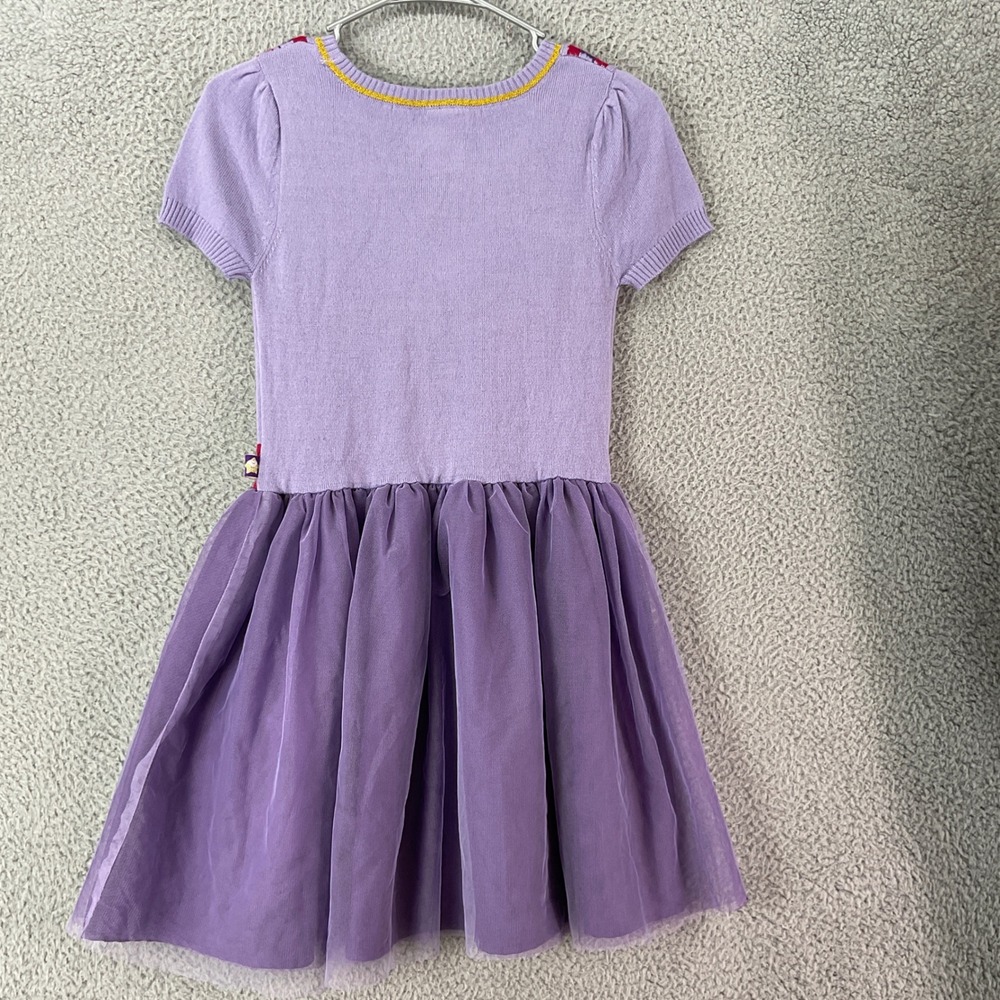 Disney Wish Asha Costume Dress Kids L 10-12 Purple Excellent Tulle Knit Skirt - Picture 2 of 6
